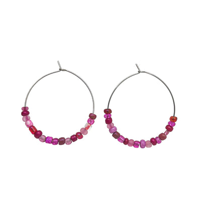 Fuschia Bloom Earrings