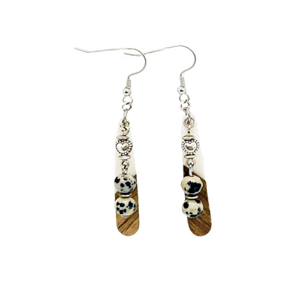 Dalmatian Jasper Earrings