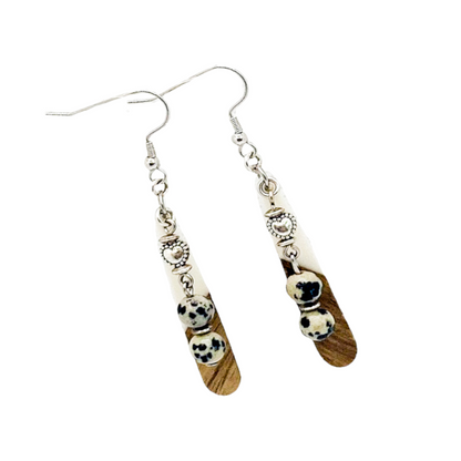 Dalmatian Jasper Earrings