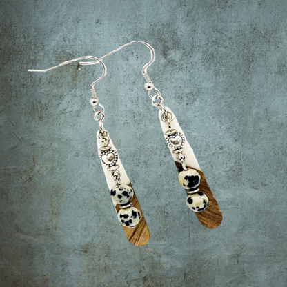 Dalmatian Jasper Earrings