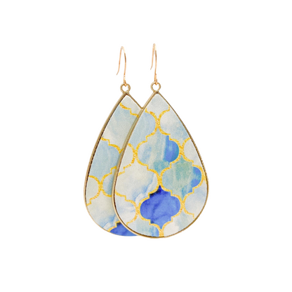 Blue Skies Teardrop Earrings