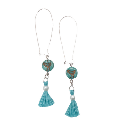 Limited Edition Bird and Tassel Earrings