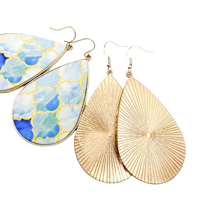 Blue Skies Teardrop Earrings