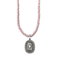 Dusty Rose Concho Necklace