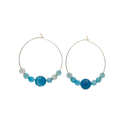 Bahama Breeze Hoop Earrings