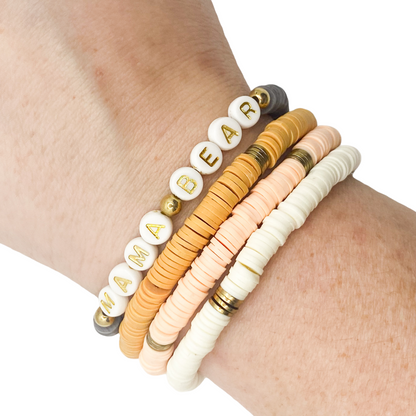 Mama Bear Earth Tones Stretchy Stack