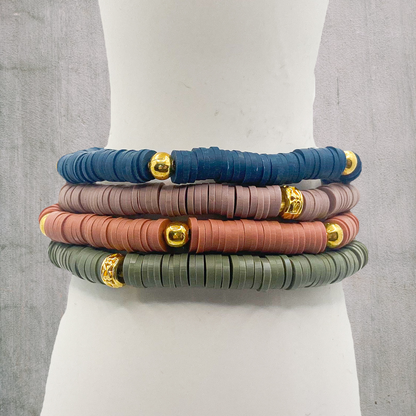 Bold Earth Tones Stretchy Stack